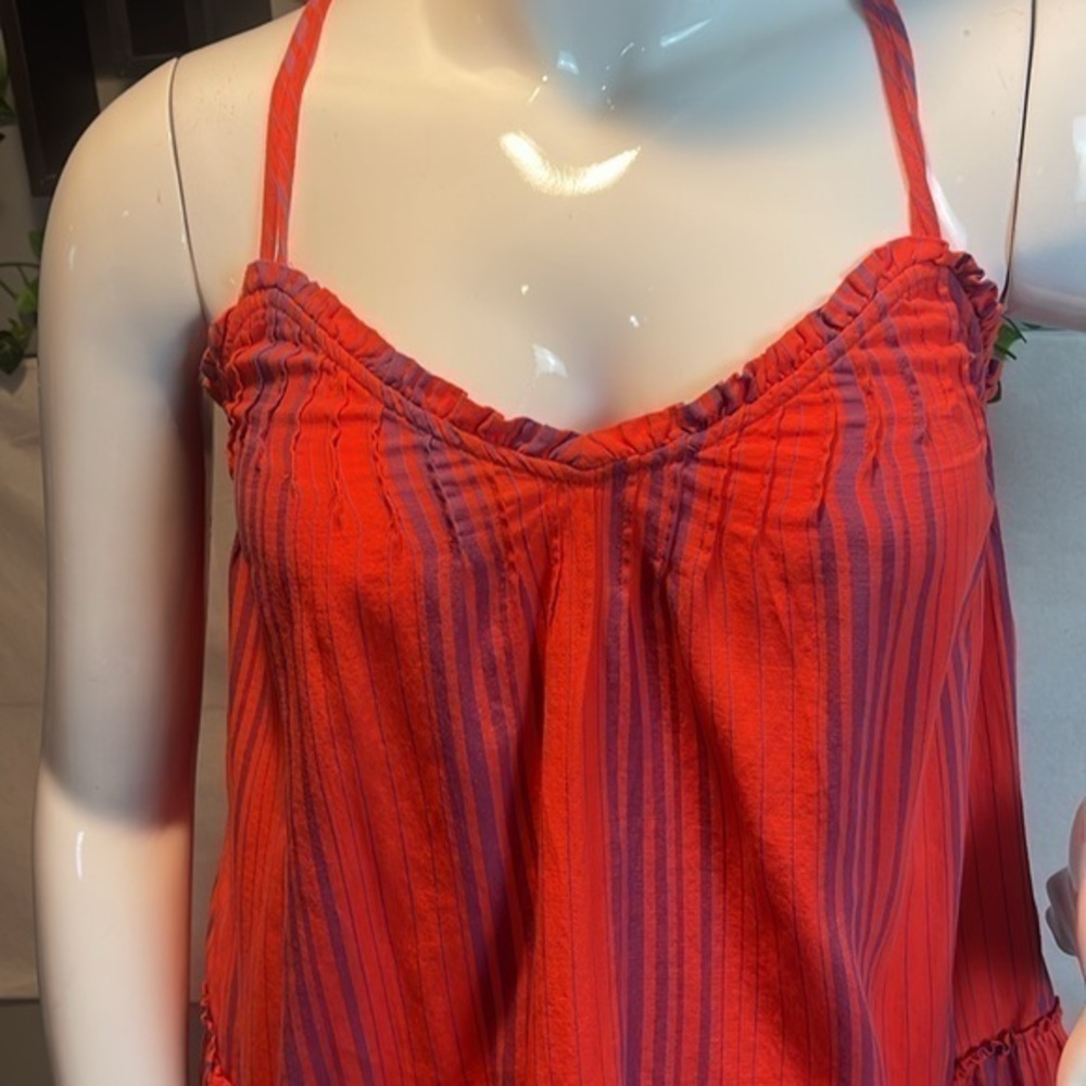 Universal Threads Spaghetti Strap‎ Pinstripe Dres… - image 8